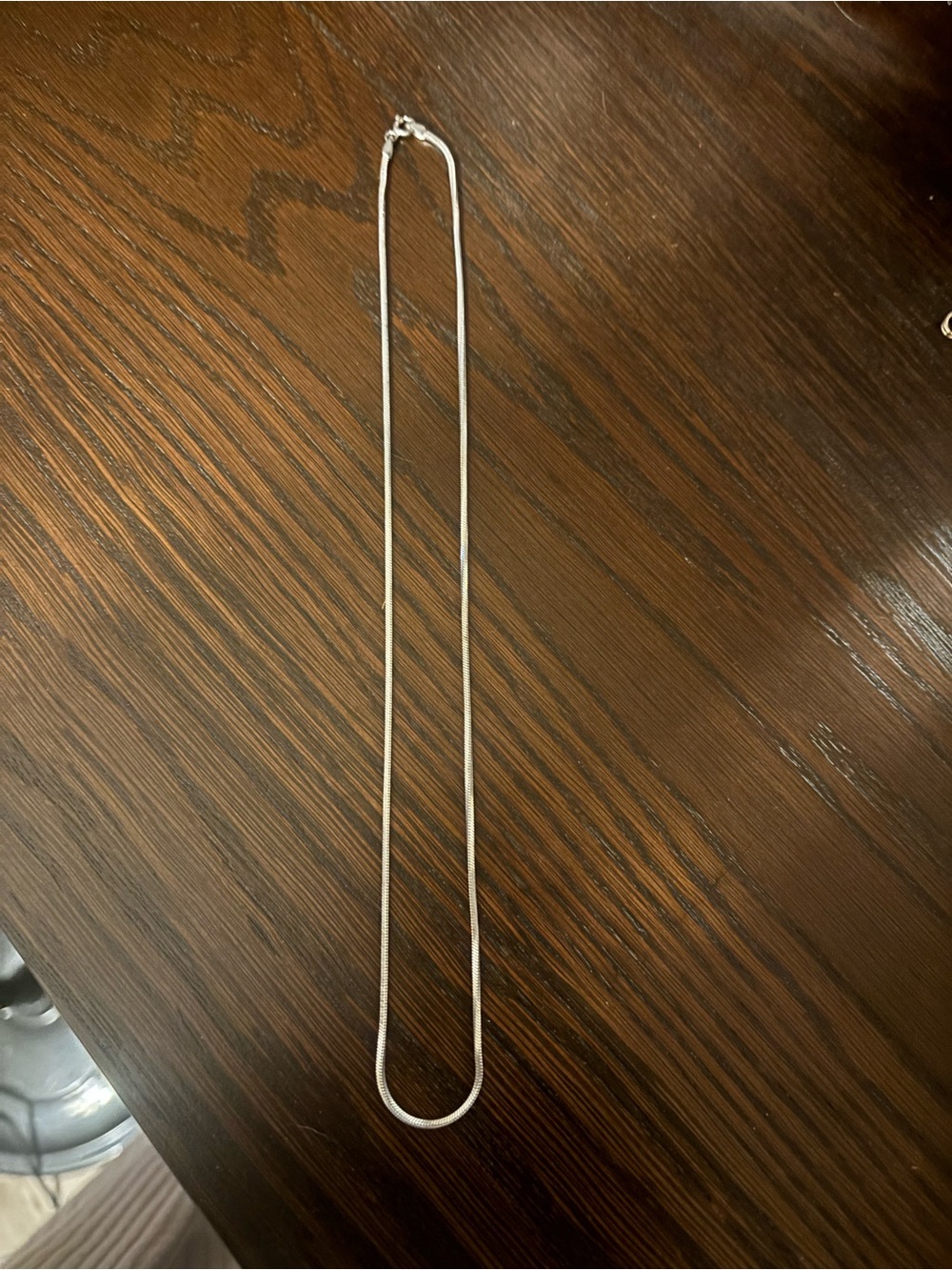 Sterling Silver Women’s Herringbone Necklace - Silver